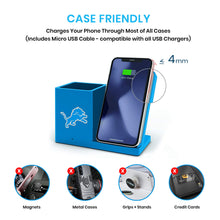 Load image into Gallery viewer, SOAR NFL Wireless Charger and Desktop Organizer, Green Bay Packers