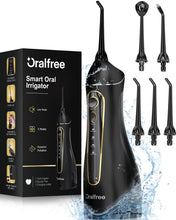 Load image into Gallery viewer, Oralfree Water Dental flosser Teeth Picks - Braces Cordless Oral Irrigator Portable Rechargeable Travel Irrigation Cleaner IPX7 Waterproof Electric Professional Flossing Teeth Cleaning for Home