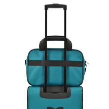 Load image into Gallery viewer, U.S. Traveler Lightweight Rolling 20" Carry On Luggage Softside Suitcase, Teal, 4 Wheel