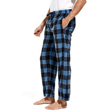 Load image into Gallery viewer, DG Hill Flannel Pajama Pants - PJ Pants Fleece Lounge Pant with Pockets Matching PJS - Plaid Pajamas Sleepwear Winter PJ Bottoms Adult Fuzzy PJS