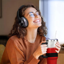 Load image into Gallery viewer, Aokoyi Christmas Gifts 40 Oz Tumbler with Handle and Straw, Red Xmas Santa Claus Stainless Steel Double Walled Vacuum Insulated Cup, Retro Holiday Gifts for Women Men