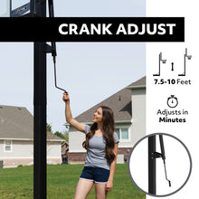 Load image into Gallery viewer, Lifetime Crank Adjust In Ground Tempered Glass Basketball Hoop, 54", Clear