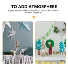 Load image into Gallery viewer, Wooden Nutcracker Soldier Figure Decor Mixed Nuts Nutcracker Soldiers Figurine Christmas Desktop Decoration Glitter Soldier Puppet for Xmas Tree Window Table Porch Decoration