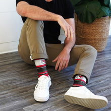 Load image into Gallery viewer, For Bare Feet NFL KANSAS CITY CHIEFS Friday Dress Sock Team Colors Large