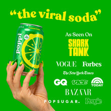 Load image into Gallery viewer, POPPI Sparkling Prebiotic Soda, Beverages w/Apple Cider Vinegar, Seltzer Water & Fruit Juice, NEW Crowd Pleasers, 12 oz (12 Pack)