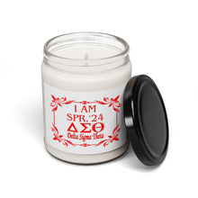 Load image into Gallery viewer, Scented Soy Candle, 9oz with White Label and Red I AM SPR. '24 DST Theme