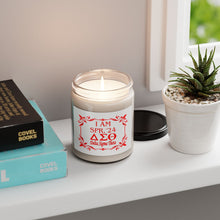 Load image into Gallery viewer, Scented Soy Candle, 9oz with White Label and Red I AM SPR. '24 DST Theme