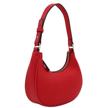 Load image into Gallery viewer, FashionPuzzle Small Crescent Shoulder Bag Red