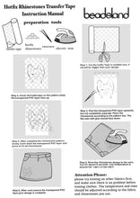 Load image into Gallery viewer, BEADSLAND Hotfix Tape,Hot Fix Rhinestones Transfer Film Paper (10ft. x 12.6in.)