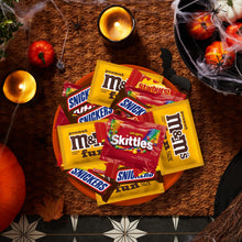 Load image into Gallery viewer, M&M'S Peanut, SNICKERS, STARBURST & SKITTLES Fun Size Individually Wrapped Halloween Candy Variety Pack, 19.44 oz Bulk Candy Bag