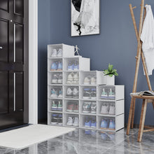 Load image into Gallery viewer, YITAHOME XL Shoe Storage Box, Set of 12 Shoe Storage Lightweight Plastic Organizers Stackable Shoe Storage Box Rack Containers Drawers - White/X-Large Size