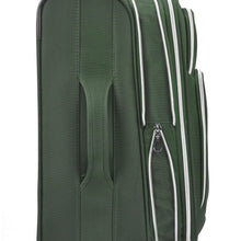 Load image into Gallery viewer, Traveler's Choice Lares Softside Expandable Luggage with Spinner Wheels, Green, 2 Piece Luggage Set