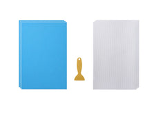 Load image into Gallery viewer, Magic Flock Plus Rhinestone Flock Template Stencil - 12"x8" 3 Sheets with Hotfix Rhinestone Tape