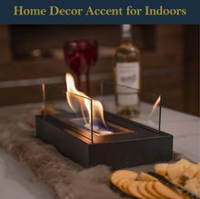 Load image into Gallery viewer, Tabletop Fire Pit with Smores Maker Kit Portable Indoor/Outdoor Mini Small Fireplace Table Top Decor Home Patio Gifts for Women Mom Her Wedding Housewarming Christmas Birthday White Elephant Gift