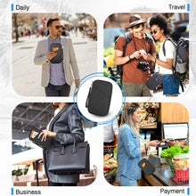 Load image into Gallery viewer, Passport Holder Family RFID Travel Document Organizer for Women Waterproof Passport Wallet Men Portable Case for Cards, Boarding Pass, ID, Money, Tickets with Zipper