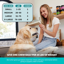 Load image into Gallery viewer, Pet Honesty Natural Hemp Calming Chews for Dogs - Dog Anxiety Relief - Calming Aid Supplement with Valerian Root, Chamomile, + Magnesium - Stress, Separation & Thunder Support - (Chicken, 90 Count)