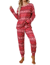 Load image into Gallery viewer, Blooming Jelly Womens Cute Pajama Sets Cute Christmas Pajamas Comfy Sleepwewar Pj Set 2024 (Small, Red)