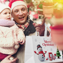 Load image into Gallery viewer, 16PCS Christmas Gift Bags,Christmas Tote Bags with Handles, Christmas Treat Bags, Multifunctional Non-Woven Christmas Bags for Gifts Wrapping Shopping, Xmas Party Supplies, 13"×9.8"×6.6"