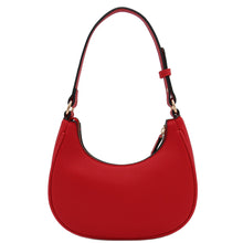 Load image into Gallery viewer, FashionPuzzle Small Crescent Shoulder Bag Red