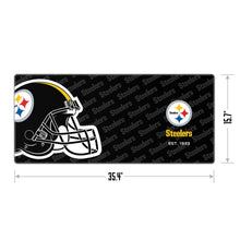 Load image into Gallery viewer, YouTheFan NFL Pittsburgh Steelers Logo Series Desk Pad