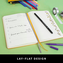Load image into Gallery viewer, PAPERAGE 2025 Weekly & Monthly Hardcover Planner (Black), 12 Month (January 2025 - December 2025), 5.7 in x 8 in, Weekly & Monthly Spreads, Includes Additional Note Pages, Back Pocket & Trackers