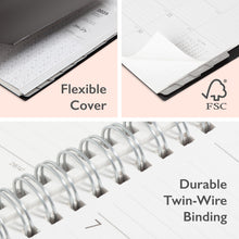 Load image into Gallery viewer, Blue Sky 2025 Weekly and Monthly Planner Calendar, January - December, 8.5" x 11", Flexible Cover, Laminated Tabs, Wirebound, Storage Pocket, Enterprise