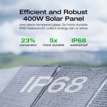 Load image into Gallery viewer, EF ECOFLOW Solar Generator DELTA 2 Max 2048Wh With 400W Solar Panel, LFP Battery Portable Power Station Up to 3400W AC Output Fast Charging 0-80% in 43 Min solar powered generator For Camping, RV