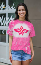 Load image into Gallery viewer, Breast Cancer Shirts for Women Pink Ribbon Breast Cancer Awareness T-Shirt Short Sleeve Fall Tee Top