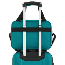Load image into Gallery viewer, Travelers Club Chicago Hardside Expandable Spinner Luggage, Teal, 3 Piece Set