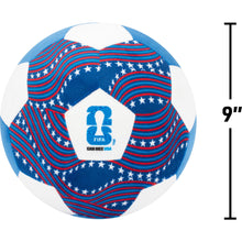 Load image into Gallery viewer, Jazwares FIFA® World Cup 2026 USA 9-Inch Plush Soccer Ball - Soft, Collectible World Cup™ Plush Toy - National Team Stars and Stripes Design - Ages 3+