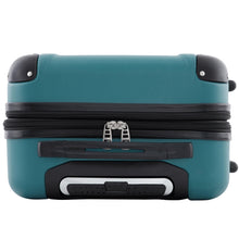 Load image into Gallery viewer, Travelers Club Chicago Hardside Expandable Spinner Luggage, Teal, 3 Piece Set
