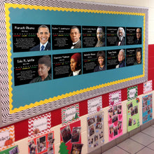 Load image into Gallery viewer, Arosche Black History Month Decorations Posters 10pc Famous African American Posters Celebration Motivational Learning Charts for Home, School, Classroom, Bulletin Board, Wall, Hallway Decor