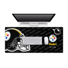 Load image into Gallery viewer, YouTheFan NFL Pittsburgh Steelers Logo Series Desk Pad