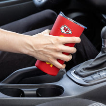 Load image into Gallery viewer, Rico Industries NFL Football Kansas City Chiefs 18oz Soft Touch, Easy Grip Tumbler
