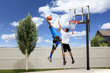 Load image into Gallery viewer, Lifetime Crank Adjust In Ground Tempered Glass Basketball Hoop, 54", Clear
