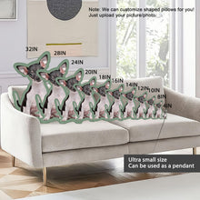 Load image into Gallery viewer, Unite Stone Custom Dog Pillow, Custom Cat Pillow Pet Pillows Personalized Photo Picturev Customized Pillows with Photos Mother's Day/Graduation/Father's Day (18inch)