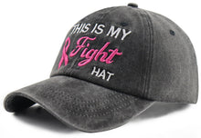 Load image into Gallery viewer, Breast Cancer Awareness Accessories for Women, Fight Breast Cancer Baseball Cap, Pink Ribbon Hats, Birthday Gifts for Cancer Patients Female Mom Mama
