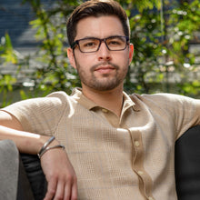 Load image into Gallery viewer, Amazon Echo Frames (newest model) + Echo Spot (newest model), Smart Glasses with Alexa, Modern Rectangle frames in Charcoal Gray with prescription ready lenses