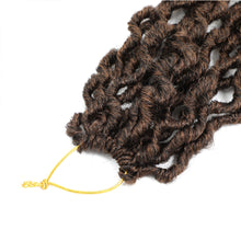 Load image into Gallery viewer, Karida Goddess Locs Crochet Hair 12 Inch, 8 Packs Faux Locs Crochet Hair for Black Women, Pre Looped Crochet Faux Locs With Curly Ends (12 Inch (Pack of 8), T30#)