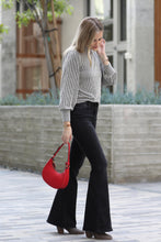 Load image into Gallery viewer, FashionPuzzle Small Crescent Shoulder Bag Red