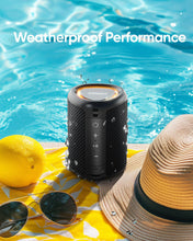 Load image into Gallery viewer, Portable Bluetooth Speaker with Lights, Powerful Crystal Clear Sound, IPX5 Waterproof, All Day Playtime, AUX&TF-Card Input, Bluetooth 5.3, TWS Paring, Small Wireless Speaker for Outdoor, Gift Ideas
