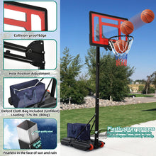 Load image into Gallery viewer, YITAHOME Basketball Hoop Outdoor, Portable Basketball Hoops & Goals, 3.4-8.5FT Easy Adjustable Basketball Hoop Outdoor for Youth