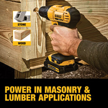 Load image into Gallery viewer, DEWALT 20V Max Cordless Drill/Driver Kit, Includes 2 Batteries and Charger (DCD771C2)