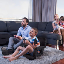 Load image into Gallery viewer, Home-Complete Stadium Seat Chair- Wide Bleacher Cushion with Padded Back Support, Armrests, 6 Reclining Positions and Portable Carry Straps