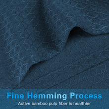 Load image into Gallery viewer, AmyHomie Cooling Blanket, 100% Rayon Derived from Bamboo, Cool Summer Blanket for Hot Sleepers, Soft Comfy Lightweight Blankets for All Seasons(Navy, 59×79in)