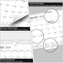 Load image into Gallery viewer, 2025-2026 Wall Calendar - Dec. 2024 β Jun. 2026, 19 Months Calendar 2025-2026, 14.57 x 11.42 In, 2025 Calendar, Monthly Calendar with Week Numbers, Large Blocks, Thick Paper, Yearly Overview οΌ Notes