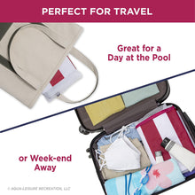 Load image into Gallery viewer, Aqua 2-in-1 Catalina XL Pool Float & Hammock – 1-2 Person, Multi-Purpose, Inflatable Pool Floats for Adults – Burgundy/White Stripe