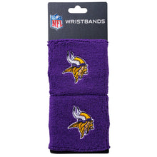 Load image into Gallery viewer, Franklin Sports NFL Embroidered Wristbands, Team Specific, OSFM