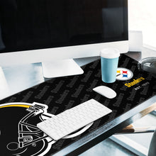 Load image into Gallery viewer, YouTheFan NFL Pittsburgh Steelers Logo Series Desk Pad