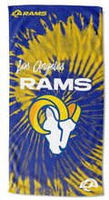 Load image into Gallery viewer, Northwest The Company NFL Los Angeles Rams Beach Towel, 30" x 60", Psychedelic